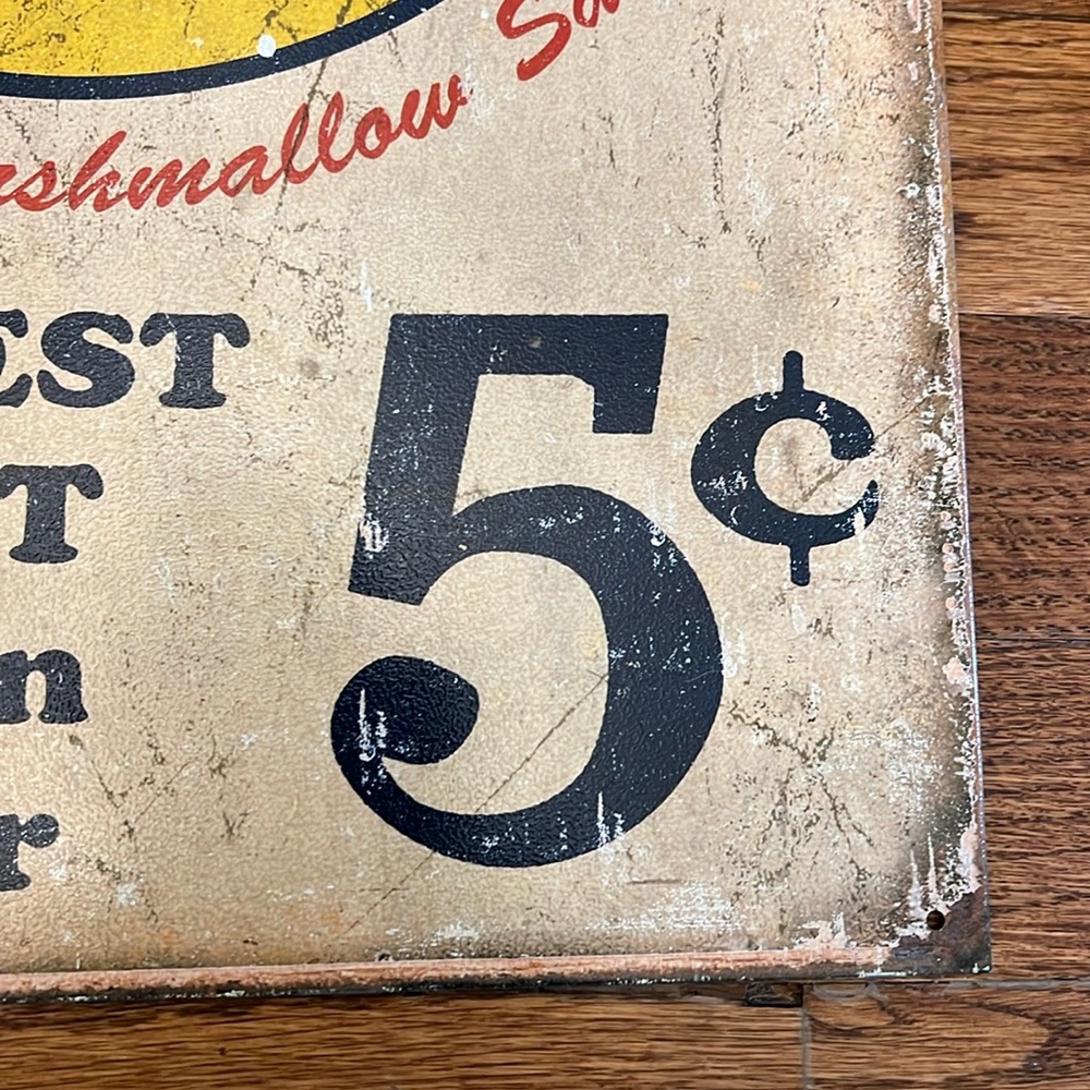 VINTAGE MOON PIE TIN SIGN - Picture 5 of 10